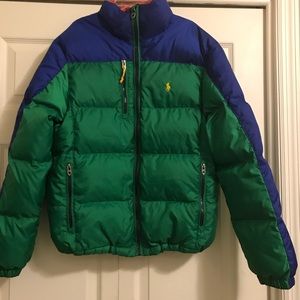 puffer jacket mens polo